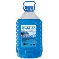 Зимний омыватель стёкол «AUTOGLEID» (5 л) (-30°С) Синяя крышка   Зеленая жидкость