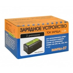 "Вымпел-07" авт.зар.устр-во (АКБ 12В)  (ток заряда 1200 mА, для кислотных и AGM АКБ)
