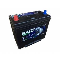 АКБ 6СТ-50 "BARS" ASIA (прямой) B01 узкие клеммы   (JIS 65B24R)